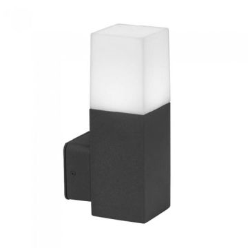 V-TAC VT-7613 Wandhalterung 1xGU10 verstellbarer Kopf Aluminium schwarz IP54 - sku 7563