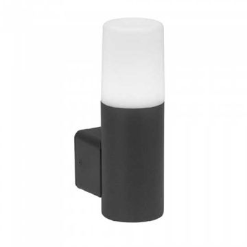 V-TAC VT-7616 Applique murale 1xGU10 aluminium noir Zylinder IP54 - sku 7566