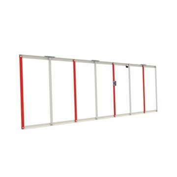 CAME 803XA-0340 Gitter aus lackiertem aluminium 1720 mm langes modul mit Verbindungsbeschlägen.