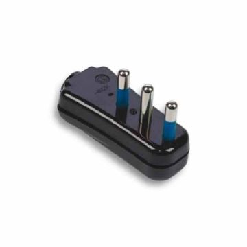 Flat Schwarz plug italienische std. 2P+E 16A Fanton 82541-E Flat Schwarz plug italienische std. 2P+E 16A Fanton 82541-E