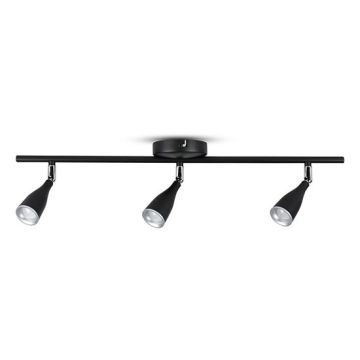 V-TAC VT-813 13.5W LED Wandlamp Doppelkopf schwarz Körper drehbar warmweiß 3000K IP20 - SKU 8271