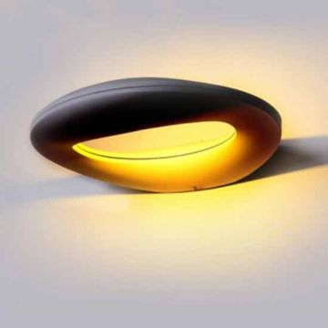 V-TAC VT-811 10W LED Wandleuchte schwarz Aluminium Wandleuchte warmweiß 3000K IP20 - SKU 8309