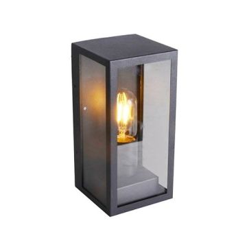 V-TAC VT-837 Garden Wall Lamp IP44 1xE27 Halter schwarz-klares glas - sku 8517