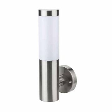 V-TAC VT-833 Wandleuchte mit Edelstahl-Körper IP44 Halter 1xE27 - sku 8624