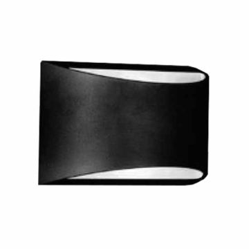 V-TAC VT-815 10W LED Wandlamp COB x 2pcs neutralweiß 4000K Aluminum sand schwarz Körper IP54 - SKU 8684