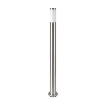 V-TAC VT-838 Bodenbefestigung Wandleuchte 110cm mit nickel satiniert Edelstahlgehäuse IP44 Halter 1xE27 - sku 8962