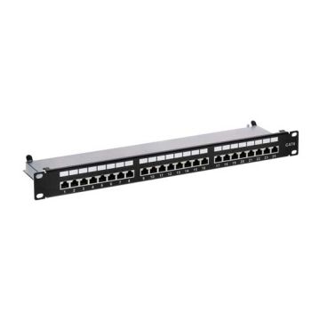 90PP24/RJ6CFTP 24 ports patch panel FTP cat.6 für Rack-Kasten 19" 90PP24/RJ6CFTP 24 ports patch panel FTP cat.6 für Rack-Kasten 19"