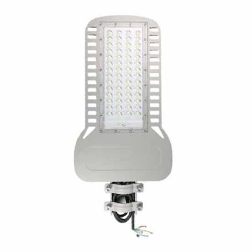 V-TAC PRO VT-154ST Armature LED-Straßenleuchte 150 W Chip Samsung SMD 135 LM/W natürliches Weiß 4000 K schlankes Aluminiumgrau IP65 – Artikelnummer 21962