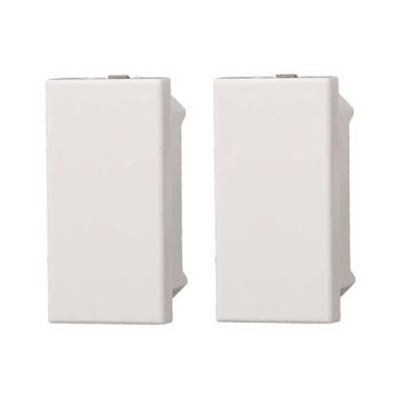 Einsatz blindmodul Bticino Axolute kompatibler weiße farbe 2St Packung Ettroit AB0100