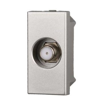 TV & SAT-Durchgangsdose Typ-F kompatible Bticino Axolute Tech Farbe Ettroit AG2252