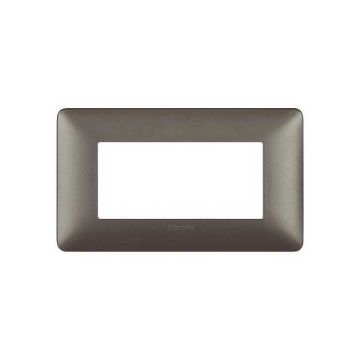 4-Modul-Abdeckplatte AM4804MIR - iron - Bticino MATIX-Serie 4-Modul-Abdeckplatte AM4804MIR - iron - Bticino MATIX-Serie