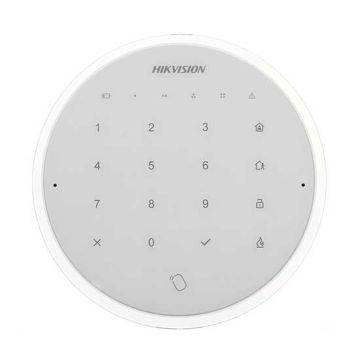 Pyronix Hikvision DS-PKA-WLM-868 Zwei-Wege-868-MHz-Funk-Touch-Tastatur weißer Körper für AxHub-Systeme
