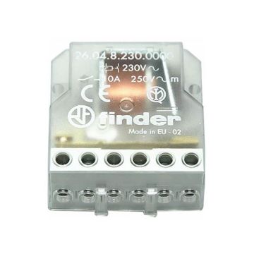 230V Elektromechanische Stufenrelais mit 4 Sequenzschalter 2 NO elektrisch getrennter Spule und Kontaktschaltung  Finder 26048230