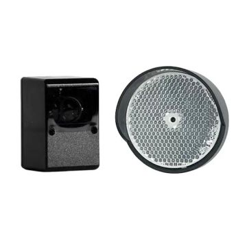 REFLEX Infrarot-Fotozelle mit um 180° verstellbarem Polarisationsfilter IP55 REFLEX Infrarot-Fotozelle mit um 180° verstellbarem Polarisationsfilter IP55