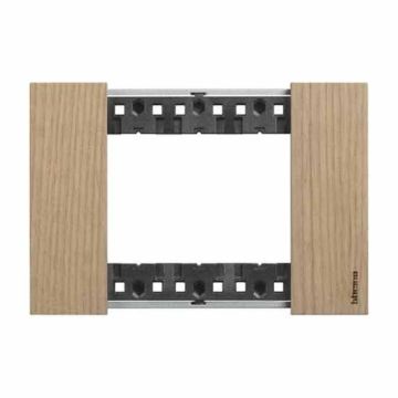 Abdeckrahmen Bticino Living Now 3 Module farbe holz eiche KA4803LM Abdeckrahmen Bticino Living Now 3 Module farbe holz eiche KA4803LM