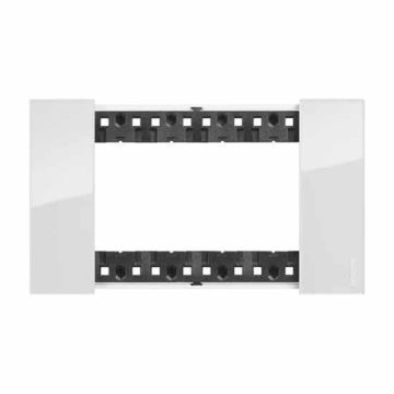 Abdeckrahmen Bticino Living Now 4 Module farbe eis KA4804DW Abdeckrahmen Bticino Living Now 4 Module farbe eis KA4804DW