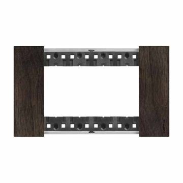 Abdeckrahmen Bticino Living Now 4 Module farbe nussbaum KA4804LG Abdeckrahmen Bticino Living Now 4 Module farbe nussbaum KA4804LG