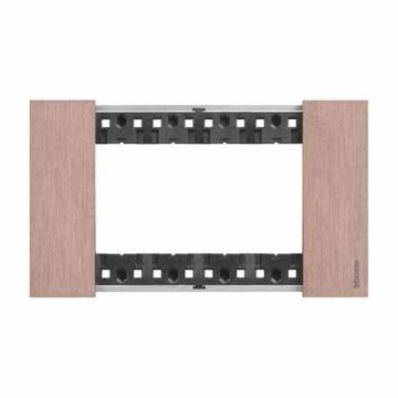 Abdeckrahmen Bticino Living Now 4 Module farbe Kupfer KA4804ZM Abdeckrahmen Bticino Living Now 4 Module farbe Kupfer KA4804ZM