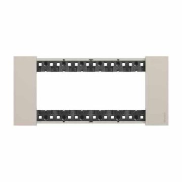 Abdeckrahmen Bticino Living Now 6 Module farbe Sand KA4806KM