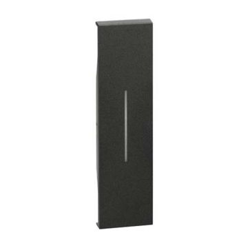 Abdeckung Bticino Living Now Befehle für 1 Modul Schwarz KG01 Abdeckung Bticino Living Now Befehle für 1 Modul Schwarz KG01