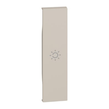 Leuchtbare abdeckungen BTicino Living Now mit lichtsymbol 1 modul - sand KM01A