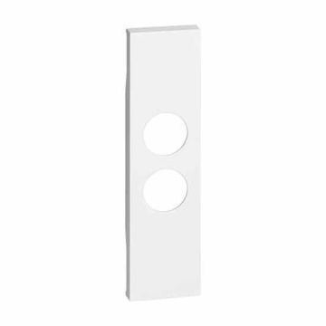 Abdeckung Bticino Living Now TV anschluss-SAT-1-Modul weiß KW09
