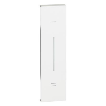 Beleuchtbare abdeckung BTicino Living Now für angeschlossenen dimmer/schalter 1 modul - weiß KW33