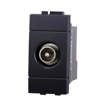 TV Direct Koaxialbuchse Livinglight kompatibler schwarz farbe