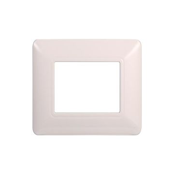 Kompatible Abdeckrahmen Bticino Matix 2 module Kunststoff weiße Farbe