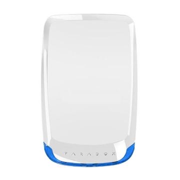 Paradox SR230 868MHz Funk-Außensirene mit eingebautem blauem Stroboskoplicht IP54