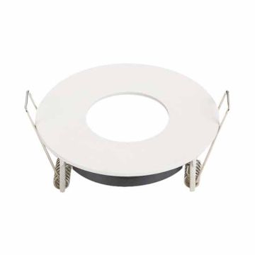 GU10 Beschlag Aluminium Matt Runde Weiss für Spotlights - 3611 GU10 Beschlag Aluminium Matt Runde Weiss für Spotlights - 3611
