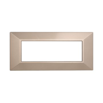 ETTROIT AN90610 6P Pyramidenplatte Moon Series, Farbe Bronze, kompatibel mit Bticino Axolute