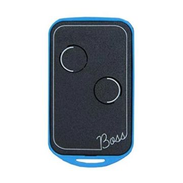 Zweikanal Funksender empfänglich für Quartz Autoerkennung Automatische Torantriebe Nologo BOSS-QC2-B - Blau