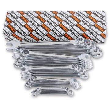 Beta 42/S26 Satz mit 26 professionellen, verchromten Kombinationsschlüsseln 6-32 mm