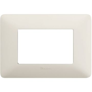 Bticino Matix - 3P-Platte mit 3 Modulen in der Farbe Asche Bticino Matix - 3P-Platte mit 3 Modulen in der Farbe Asche
