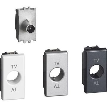 Bticino Axolute - TV-Koaxial-Buchsenklemme 10 dB 1M H4202P10