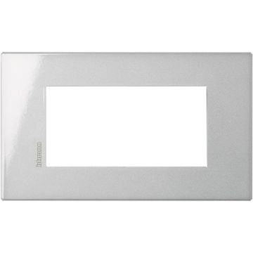 Bticino Axolute Air 4-Modul-Platte – Tech – Metallmaterial HW4804HC