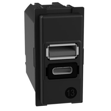 BTicino K4191AC 15W A+C Living Now USB-Ladegerät