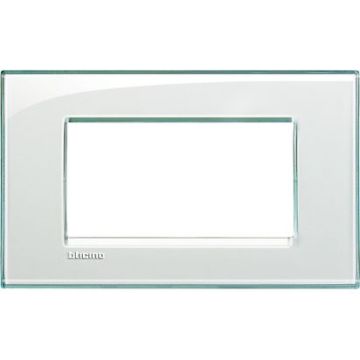 BTICINO Living Light LL - 4P rechteckige Platte Aquamarin LNA4804KA