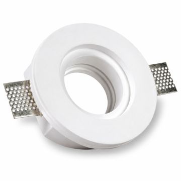 KOSOOM C1030Y Runder Einbau-Spotlighthalter Ø100mm Schlank Einbau Lackierbar GU10 MR16