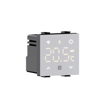 ETTROIT Eingebauter programmierbarer Thermostat 230 V Touch-Display kompatibel mit MATIX-Unterstützung (2 Module) -