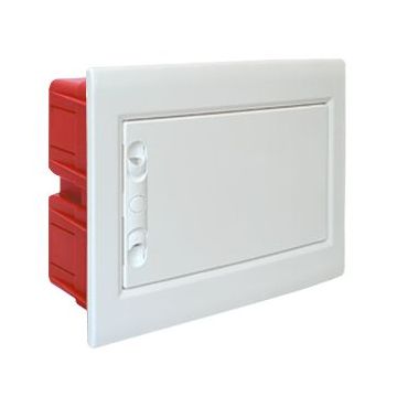 ETTROIT 8-Modul-Unterputz-Elektroverteiler mit grauer IP40-Blindtür - DB112908