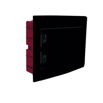 ETTROIT 18-Modul IP40 Unterputz-Elektroverteiler mit schwarzer Blindtür - DB112918B