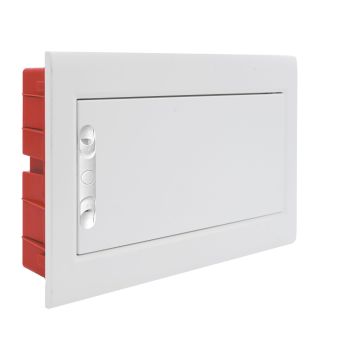 ETTROIT 18-Modul IP40 Unterputz-Elektroverteiler mit RAL 7030 grauer Blindtür - DB112918
