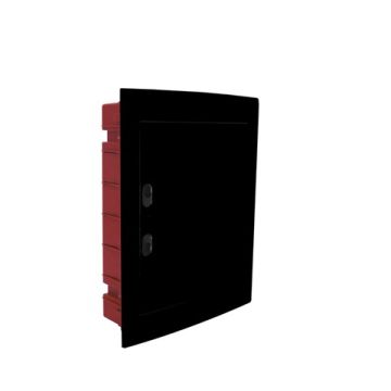 ETTROIT 24-Modul IP40 Unterputz-Elektroverteiler mit schwarzer Blindtür - DB112924B