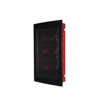 ETTROIT 36-Modul IP40 Unterputz-Elektroverteiler mit schwarzer Blindtür - DB112936B