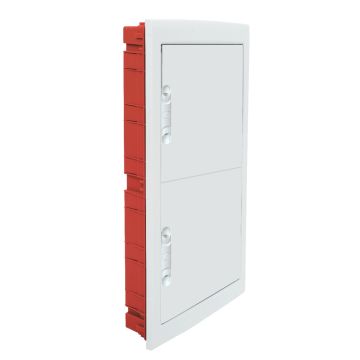 ETTROIT 72-Modul IP40 Unterputz-Elektroverteiler mit RAL 7030 grauer Blindtür - DB112972