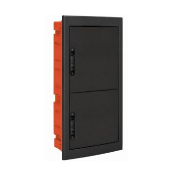 ETTROIT 72-Modul IP40 Unterputz-Elektroverteiler mit schwarzer Blindtür - DB112972B
