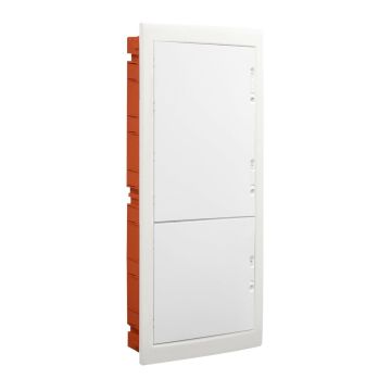 ETTROIT 90-Modul IP40 Unterputz-Elektroverteiler mit RAL 7030 grauer Blindtür - DB112990
