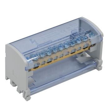 ETTROIT 2-poliger Modulverteiler (2x11 Ausgänge) 125A für Schalttafel - DB1200211